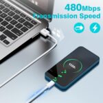 2Pack 1.8M USB C Charger Cable, USB to USB C Cable Fast Charging Compatible for iPhone 15
