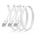 3Pack Apple MFi Certified iPhone Charger 1M,iPhone Lightning to USB A Cable 1 Meters