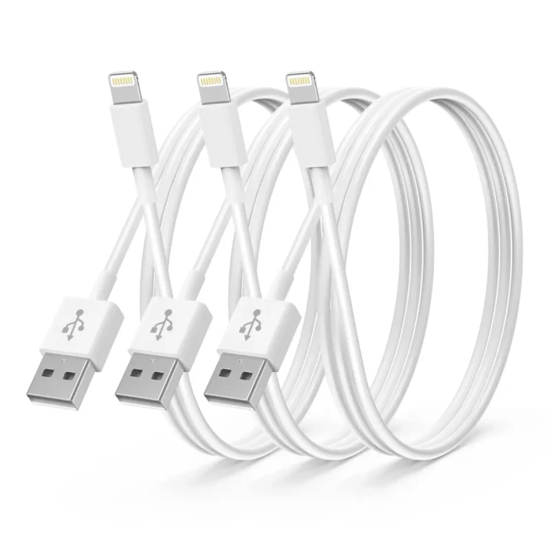 3Pack Apple MFi Certified iPhone Charger 1M,iPhone Lightning to USB A Cable 1 Meters