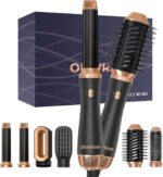 6 in 1 Hair Styler, Air Styler Set, Hair Dryer Brush with Curl, Straighten, Volumise, Smooth and Hairdryer Brushes for Styling