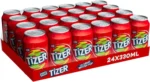 BARR Tizer 24 Pack Citrus Flavoured Fizzy Drink