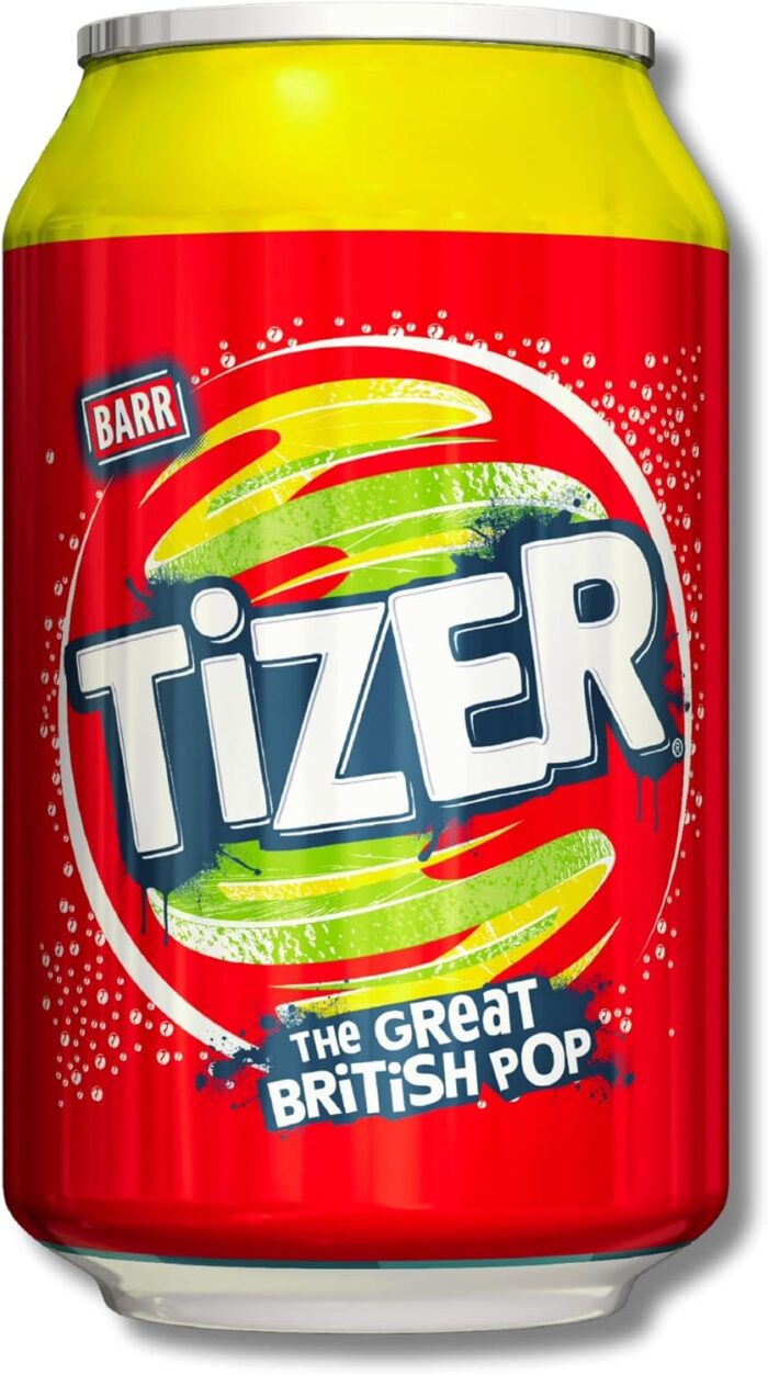 BARR Tizer 24 Pack Citrus Flavoured Fizzy Drink