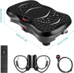 EVOLAND Vibration Plate Exercise Machine, Vibration Fitness Trainer with Bluetooth Speaker