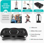 EVOLAND Vibration Plate Exercise Machine, Vibration Fitness Trainer with Bluetooth Speaker