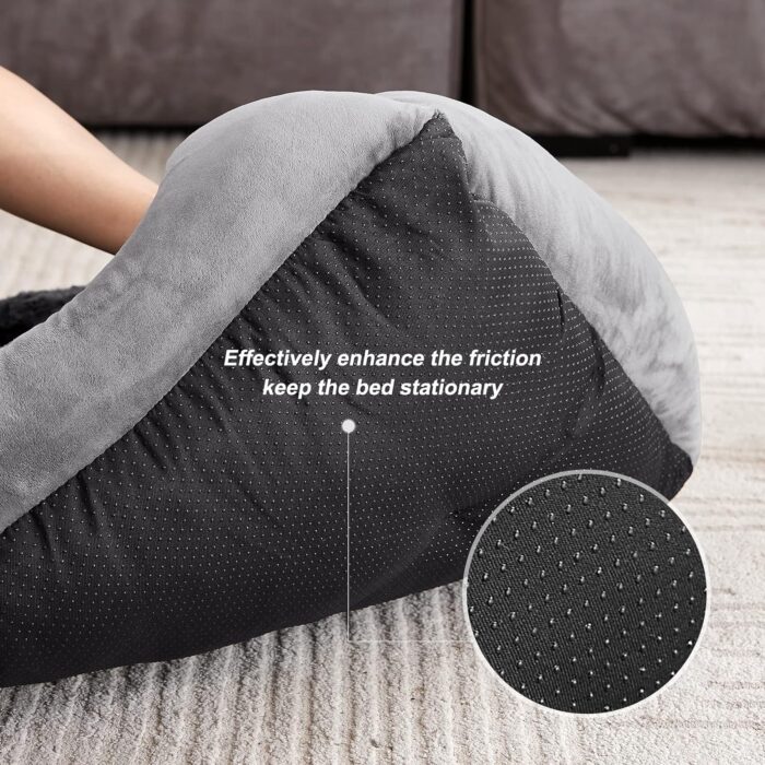 JOEJOY Dog Bed Medium - Washable Dog Bed Anti-Anxiety Dog Bed Soft Plush Dog Bed Rectangle Non-Slip Bottom Pet Bed