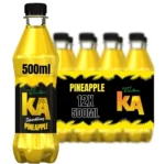 KA Caribbean 12 Pack Sparkling Pineapple Soda Flavoured Drink