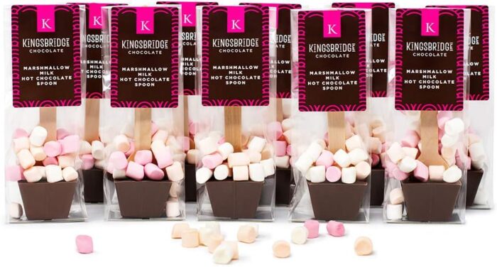 Kingsbridge Hot Chocolate Spoons - Belgian Milk Choc & Marshmallows