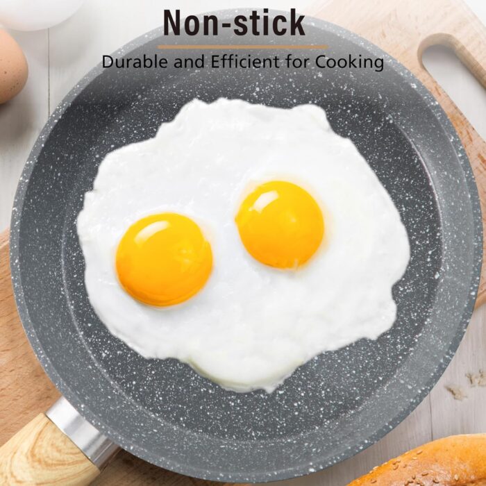 Kitchen Academy 17 Piece Non-Stick Pots and Pans Set