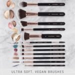 Niré Beauty Professional Makeup Brushes - 15-piece Award Winning Vegan Makeup Brush Set with Case