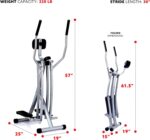 Sunny Health & Fitness Elliptical Cross Trainer w LCD Monitor