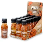 Zinger Ginger Shot (Pack of 15 x 70ml). Organic plant based shot with 18.4g of pressed ginger juice