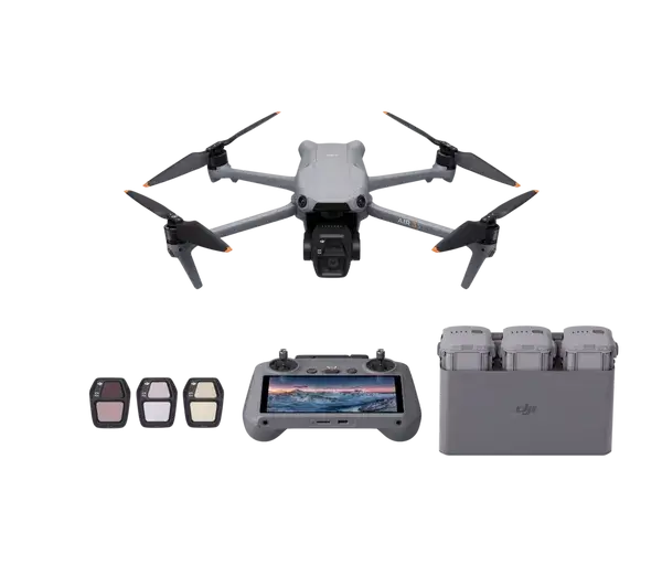DJI Air 3S Drone Fly More Combo with RC 2 Remote Controller - Grey
