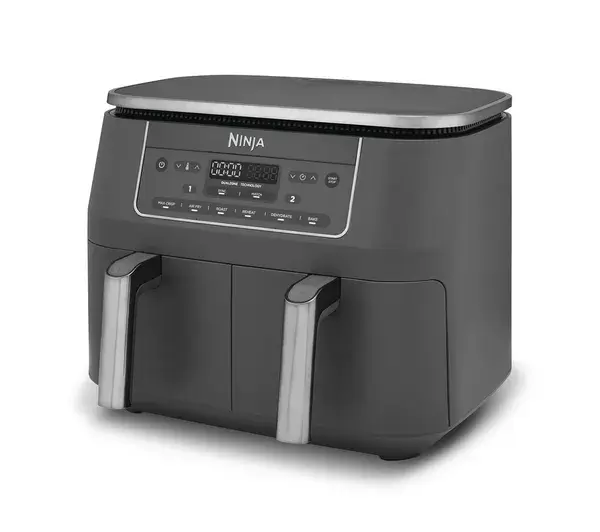 NINJA 6-in-1 Dual Zone DZ300UK Air Fryer - Gun Metal Grey