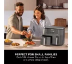 NINJA 6-in-1 Dual Zone DZ300UK Air Fryer - Gun Metal Grey