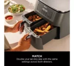 NINJA 6-in-1 Dual Zone DZ300UK Air Fryer - Gun Metal Grey