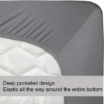 Queen Size Stretch Jersey Knit Fitted Sheet Only