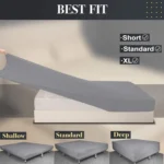 Queen Size Stretch Jersey Knit Fitted Sheet Only