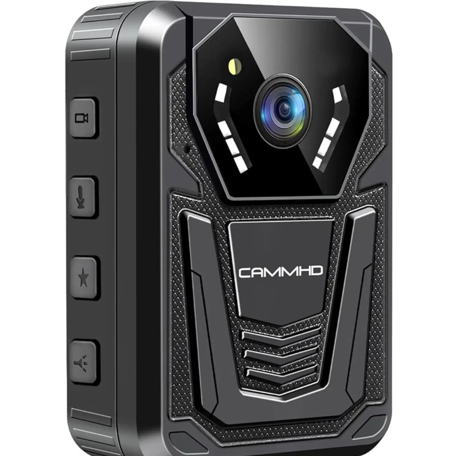 CAMMHD F6-32G 4K Body Camera with Audio and Video Recording,Up to 12-14 Hours, Night Vision Body Worn Camera with H.265 Video Code, Easy to Use Bodycam for Law Enforcement,Security