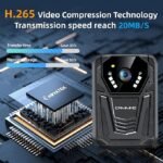 CAMMHD F6 4K Body Camera 32GB