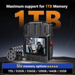 CAMMHD V8 4K Body Camera 128GB