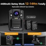 CAMMHD V8 4K Body Camera 128GB