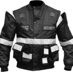 RAC3 Mens 2 in 1 Oxford Security Doorman Vest, Jacket with Removable Sleeves
