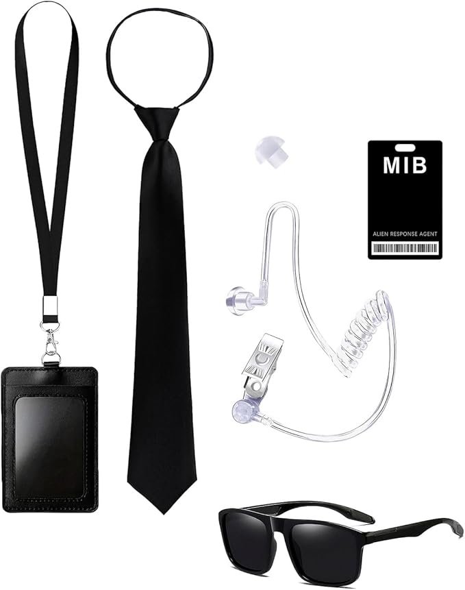 Secret Agent Spy Costume Accessories Set Secret Agent Spy Costume Accessories Set