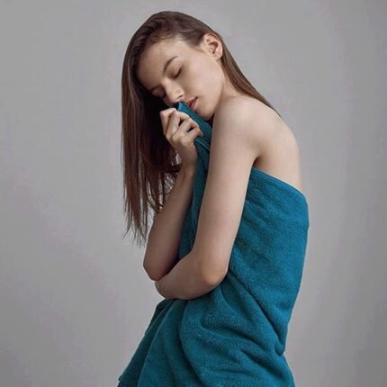 Sunshinejing Cotton Embroidered Towel Set