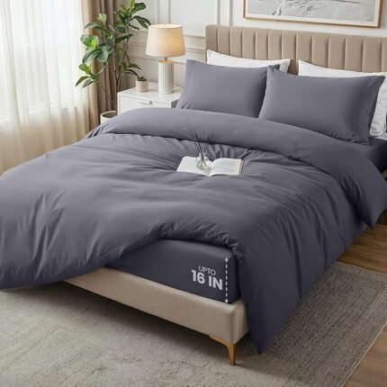 Utopia King Duvet Cover Bedding Set